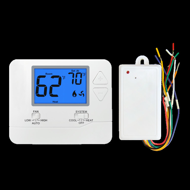 Fireproof ABS Digital Non-programmable Room PTAC Thermostat For HVAC System