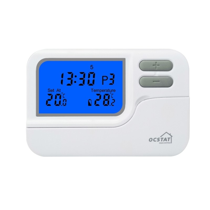 Anti - Flammable ABS Smart Heating Thermostat Seven Days Programmable