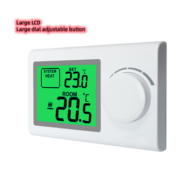 Riseem Non - programmable Underfloor Wired Room Thermostat With Digital Temperature Control
