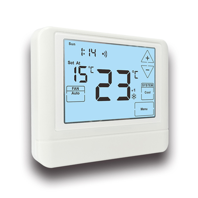 24V Wireless  2 Heat 2 Cool Weekly Programmable Air Conditioner Room Thermostats
