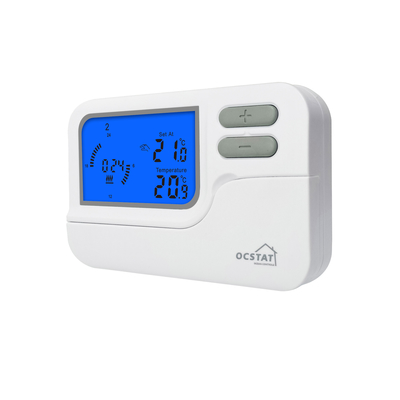 LCD Digital Display Wired Temperature Controller for HVAC System Temperature Management