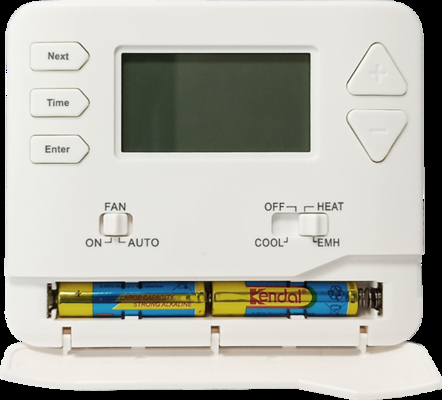 24VAC Or Battery HVAC Thermostat 0.3KG Display Accuracy ±1℉ under 68℉ for Optimal Comfort and Efficiency
