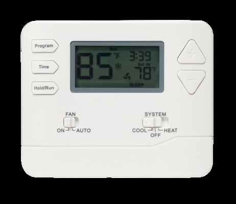 Anti-flammable ABS Housing Material HVAC Thermostat ±1℉ Display Accuracy for Heat Pump Systems Advanced Technology