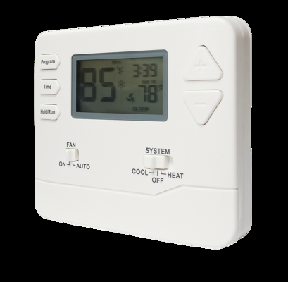 Anti-flammable ABS Housing Material HVAC Thermostat ±1℉ Display Accuracy for Heat Pump Systems Advanced Technology