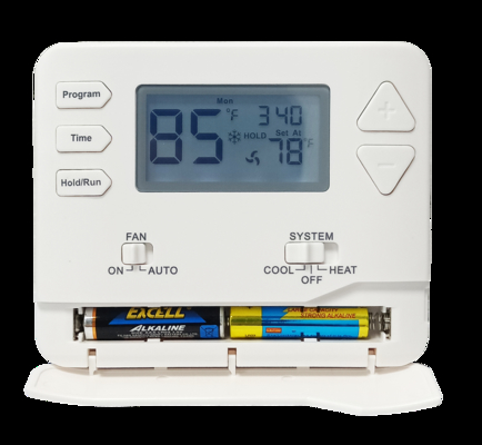 Anti-flammable ABS Housing Material HVAC Thermostat ±1℉ Display Accuracy for Heat Pump Systems Advanced Technology