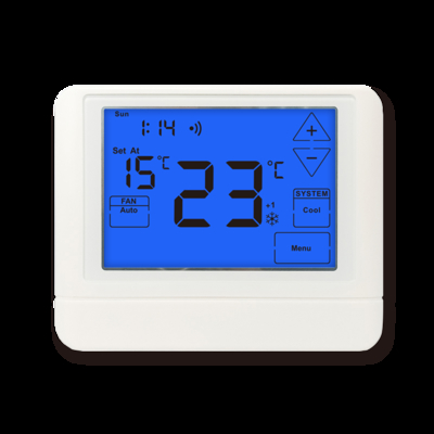 Energy- Air Conditioning Thermostat System with Voice Control and Apple HomeKit Anti-flammable ABS Housing Material