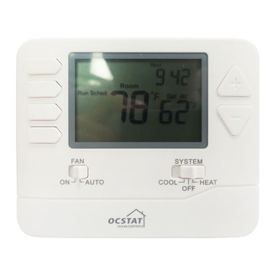White Digital Room Thermostat with High Accuracy Saving Energy