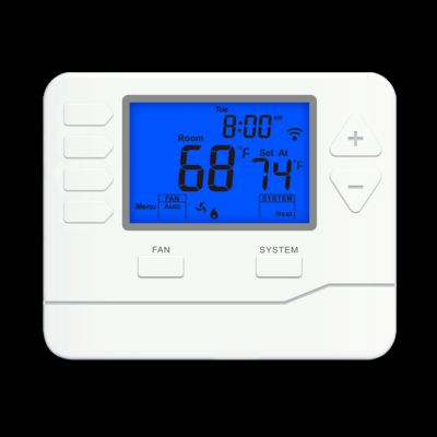 Accurate Control Mode HVAC Thermostat for Heating And Cooling Display Accuracy ±1℉ under 68℉ Power Supply 24VAC Or Battery