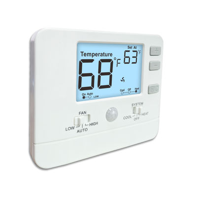 44°F 90°F 7°C 32°C Temperature Control Ranges Electronic PTAC Room Thermostat With Energy-Saving Mode（Infrared Human Sensor）