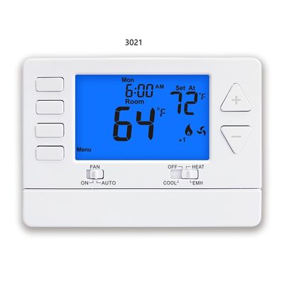 Riseem 5.43" W X 3.85" H X 1.14" D Industrial Air Source Heat Pump Non-programmable Thermostats for Temperature Control