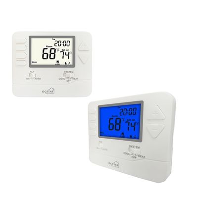 Display Size 384 Sqin Intelligent Temperature Controller Room 24V Thermostats Featuring Temperature Ranges 32°F to 99°F 0°C to 40°C for Climate Control