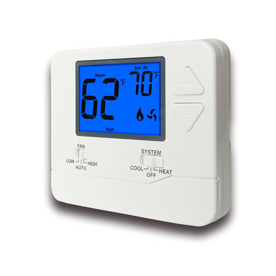 Riseem 24V Temperature Control Ranges 44°F To 90°F Wired Room Temperature Heating PTAC Thermostat For Heating Systems