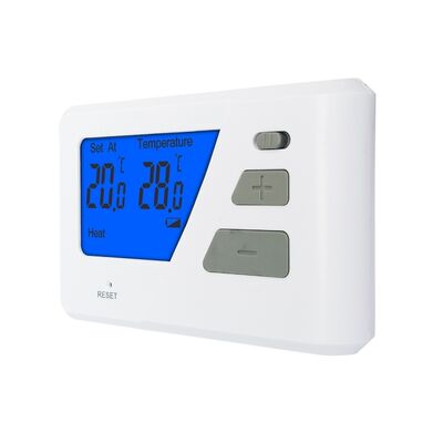 230V RF Thermostat Wireless Room Non-programmable Thermostat Featuring Standby Current 20uA and Transmission Distance Approx 50m Suitable for HVAC Control Systems
