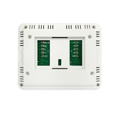Physical Dimensions 472 W X 385 H X 106 D 7 Day Programmable Thermostat Featuring System Operation Mode OFF and 2H 2C Stages H C Conventional for HVAC Systems