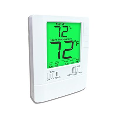Compressor Delay Protection 5 Minutes Wired Temperature Controller simple thermostat Providing Physical Dimensions 86mm W 125mm H 27mm D For Refrigeration Control