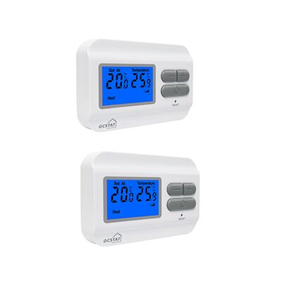 Non Programmable 230V Heating Boiler Thermostat Featuring NTC Sensor Heat System Operation Mode Ideal for Commercial and Residential Heating