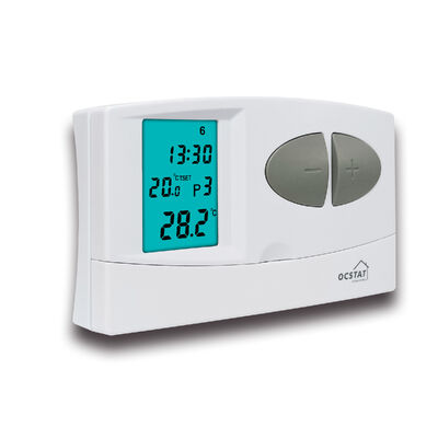 HEAT Mode Wireless Room Boier 7 day Thermostat Compatible Boilers Featuring Receiver 230VAC 50HZ Ensuring Accurate Wireless Heating Control