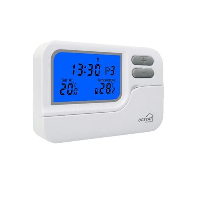 Temperature Control Wireless Room Thermostat 7 Day Wireless Thermostat with LCD Display Providing Temperature Regulation