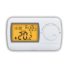 ABS Gas Boiler Wired Digital Room Thermostat 35 Degree For HVAC System