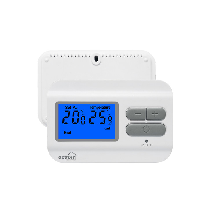 230V LCD Display Digital Room Thermostat Non Programmable ABS