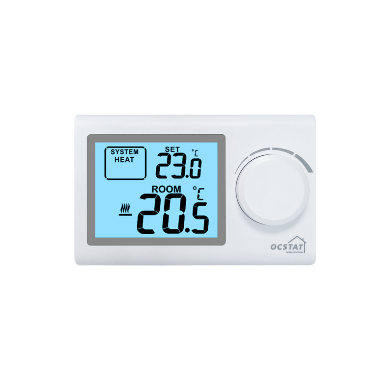 Riseem Non - programmable Underfloor Wired Room Thermostat With Digital Temperature Control