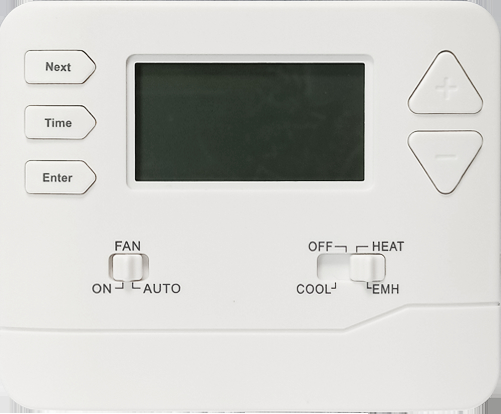 24VAC Or Battery HVAC Thermostat 0.3KG Display Accuracy ±1℉ under 68℉ for Optimal Comfort and Efficiency