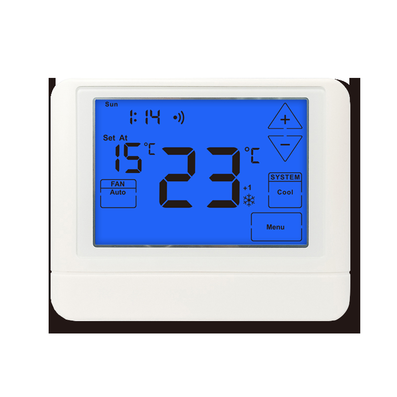 Energy- Air Conditioning Thermostat System with Voice Control and Apple HomeKit Anti-flammable ABS Housing Material