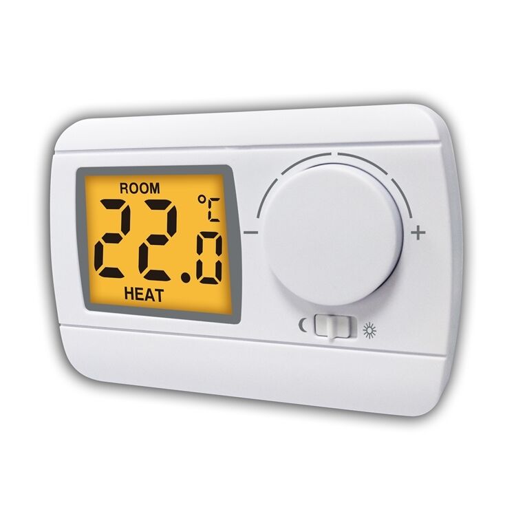 Non-programmable Boiler Temperature Control White Color Heating Thermostat Designed for Industrial Boiler Systems and Process Stability