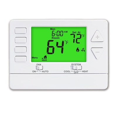 리즈엠 블루 LCD 백라이트 디지털 프로그래밍 가능한 방 온도 조절기 HVAC 시스템