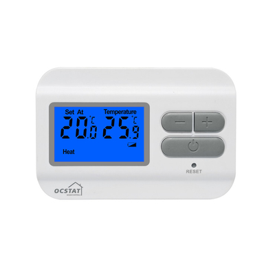 리세임 868MHZ ABS 디지털 RF 온도 조절기 난방 및 냉각실 가스 보일러 LCD 디스플레이 230V 온도 조절기 디지털 방 온도 조절기 프로그래밍이 불가능