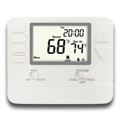 Riseem 2 열 / 2 냉각 24V HVAC 가열 및 냉각 시스템에 대한 프로그래밍 가능한 방 온도