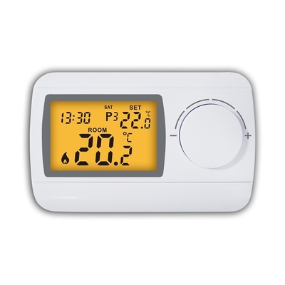 리제임 스마트 와이어드 룸 가스 보일러를 위한 프로그래밍 가능한 온도 조절기 5-35°C LCD 디지털 디스플레이