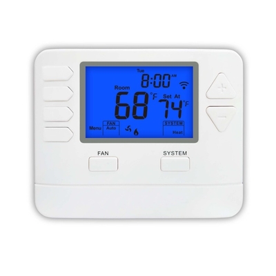라이제임 와이파이 알렉사 ABS 24V LCD HVAC 디지털 7일 프로그래밍 가능한 와이파이 제어 HVAC 시스템을 위한 가정용 온도