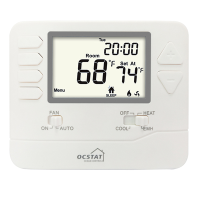 Riseem 백 백라이트 디지털 HVAC 가정용 비 프로그램 가능한 온도계 / 전자 열 펌프 온도계