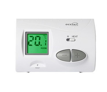 Riseem 868mhz 230V 보일러 난방 온도 계열기 바닥 큰 버튼