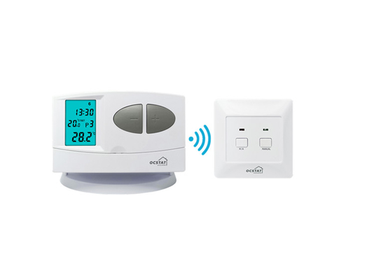 리제임 무선 버튼 LCD 디스플레이 에어컨 제어 난방 hvac RF 7 일 가스 보일러에 대한 프로그래밍 가능한 온도