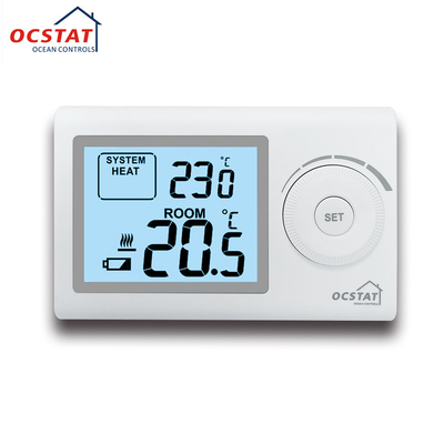 라이즈엠 ABS LCD 디스플레이 230V 프로그래밍이 불가능한 방 난방 가정용 온도계