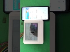 프로그램 할 수없는 화이트 디지털 룸 온도 조절 필요 및 효율성