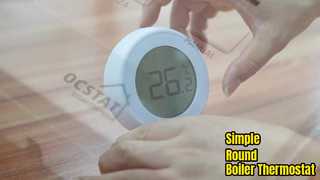 보일러용 간단한 원형 온도 조절기